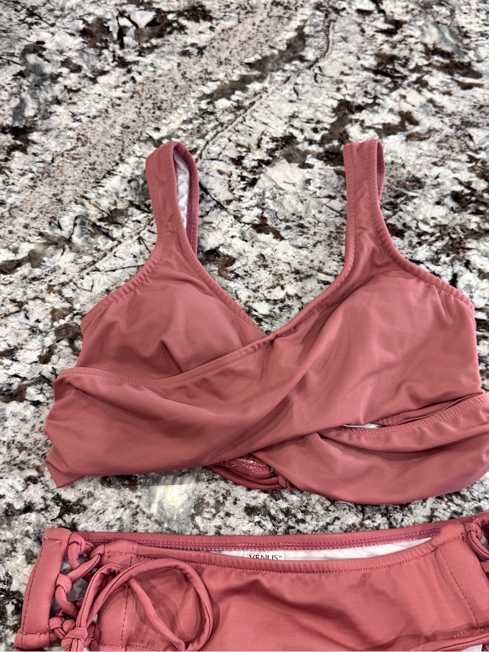 Venus Rose Mauve Two-Piece Bikini Set - Picture 4 of 12